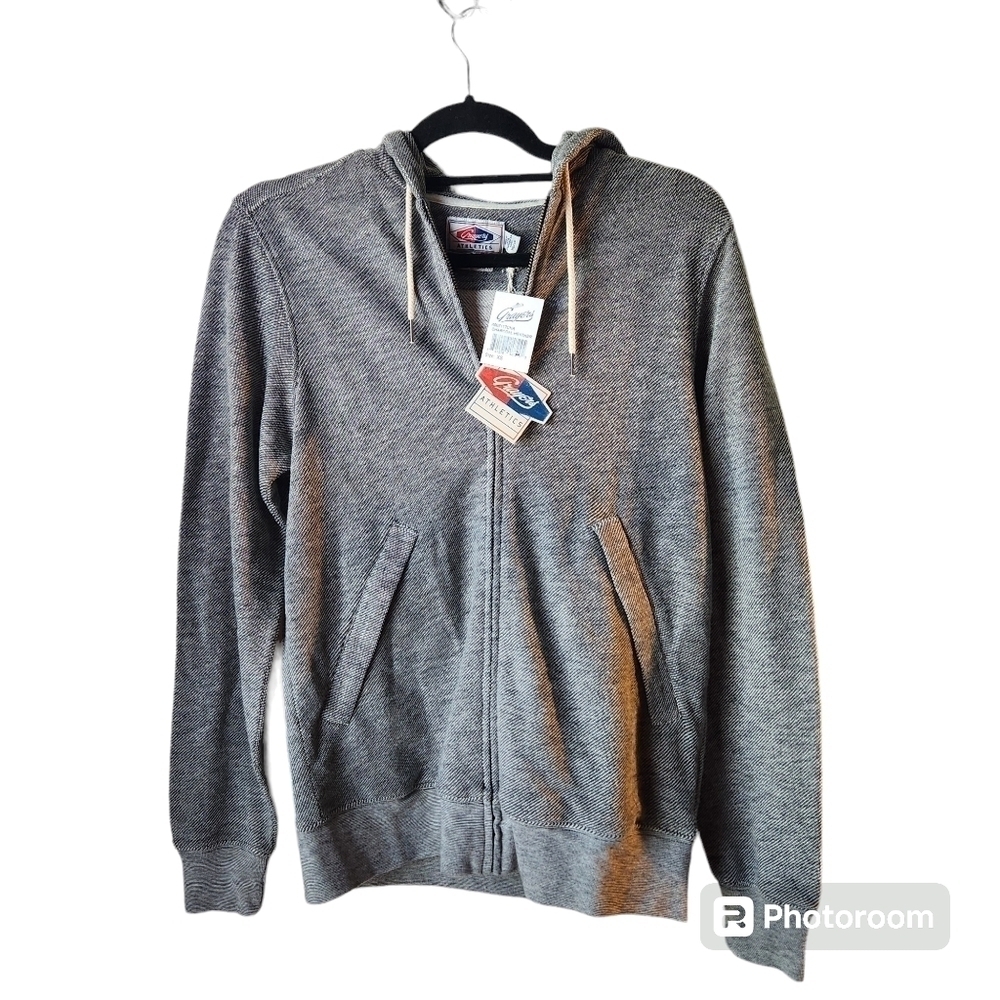 NWT Grayers Montague Zip Up Charcoal Heather Hoodie Sweatshirt Size Sz. XS